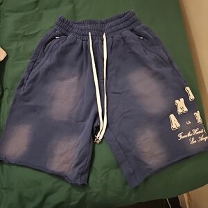 AMIRI Blue Athletic Men's Shorts